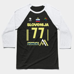 Luka Doncic Slovenija Fan Design Baseball T-Shirt